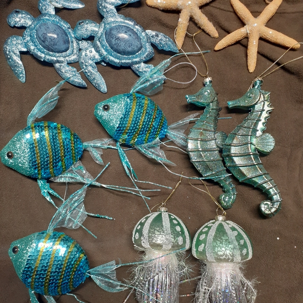 Sea Life Christmas Ornaments